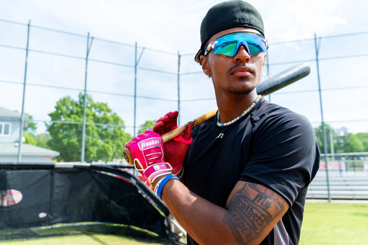 Player portrait in the batting cage