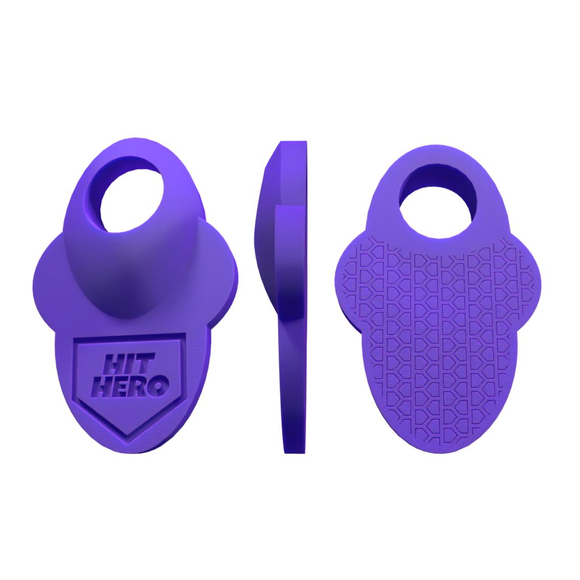 Purple 'Hit Hero' product on a white background