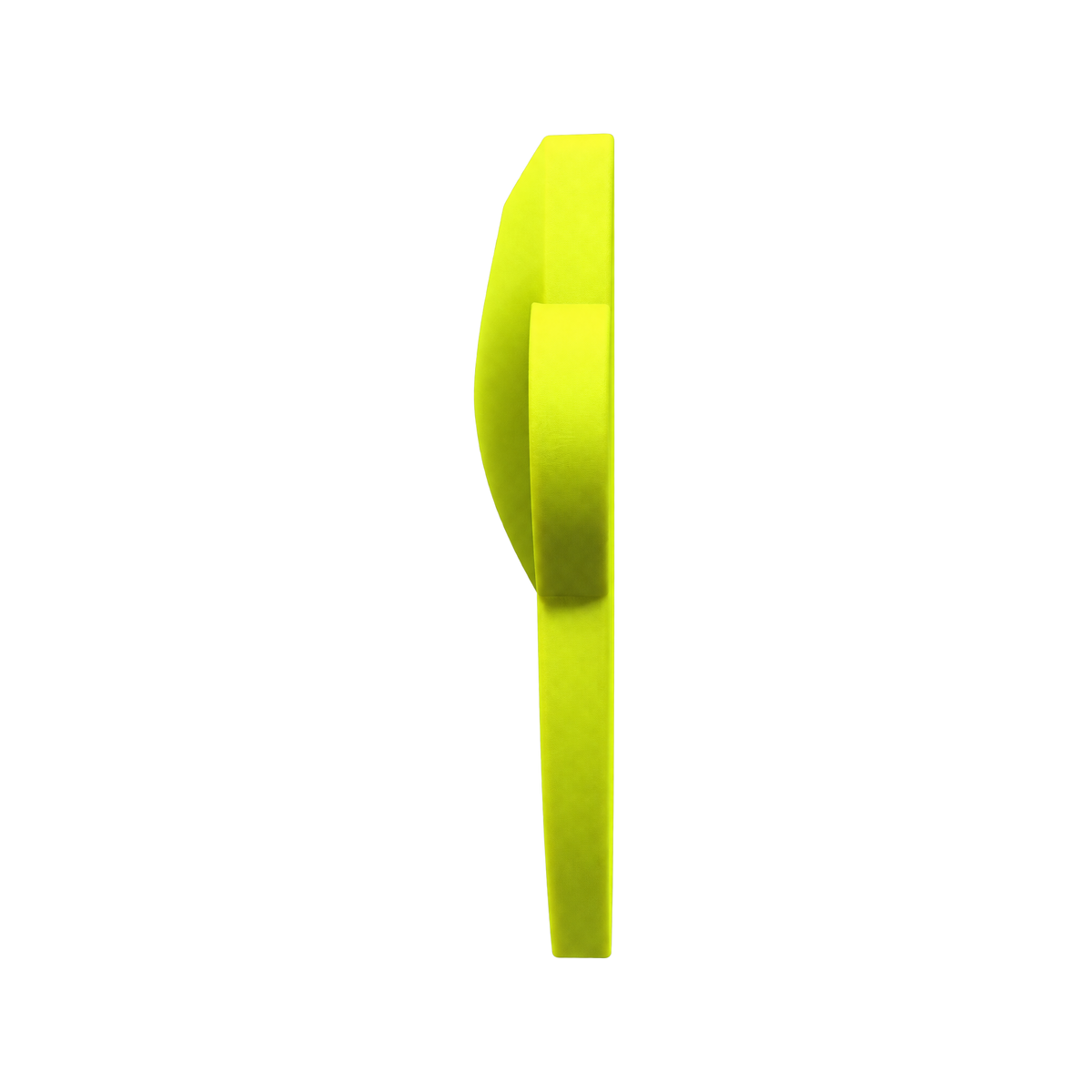 Neon Lemon Hit Hero baseball thumb guard, side profile