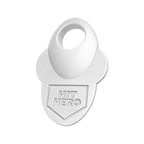 White Hit Hero baseball thumb guard, front view