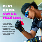 Hit Hero baseball thumb guard worn for grip and bat control